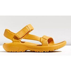Teva Size 8 Hurrican Drift Strappy Velcro Closure Rubber Sandals Mustard Yellow